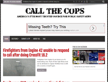 Tablet Screenshot of callthecops.net